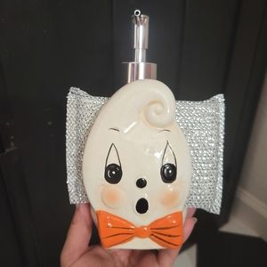 New Johanna Parker Ghost Soap Dispenser with Scrubby Holder